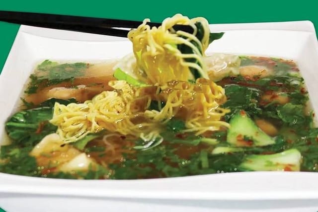Shrimp Noodles Soup.