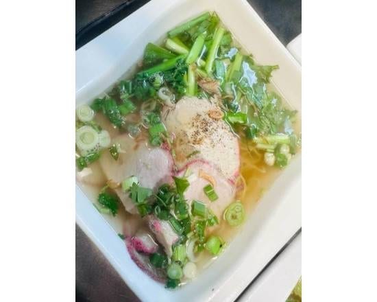 Wonton Noodles Soup.